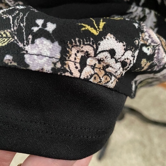 Xhilaration Boho Bell Sleeve Mini Surplice Dress S - Picture 12 of 15